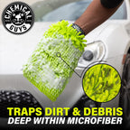 Chemical Guys, Chenille Microfiber Wash Mitt for Cars, Scratch-Free, 2 Pack