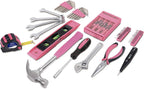 Apollo Tools 53 Piece Household Tool Set, Pink DT9773P