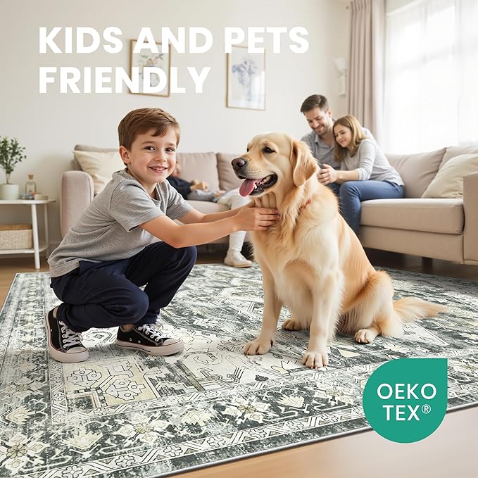 zesthome 8x10 Area Rugs-Washable Rug - Image 7