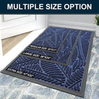 Colorxy Waterproof Doormat, Sturdy Natural Rubber Front Indoor Mat, Non Slip - Image 7