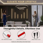 9-Lights LED Recessed Lighting Wall Panel Lights,Self-Adhesive Wood Slat Wall Panel Strip Light,4000K Touchable Switch Dimmable LED Aluminum Channel lamp,Under Cabinet Light(39in+31.5in+23.6in)