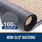 OLANLY Front Door Mat Indoor Outdoor Entrance, Waterproof Heavy Duty Doormat - Image 3