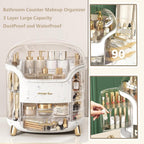 Omeily Makeup Organizer Countertop Vanity Cosmetic Skincares Organizer