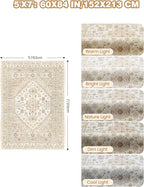 Area Rugs 5x7, Ultra-Thin Washable Rugs - Image 2