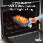 GoodCook Set of 2 Extra Large 13" x 5" Nonstick Steel Bread Loaf Pans, Gray - Set of Two Loaf Pans, Even Heat Distribution, Scratch-Resistant Nonstick Coating, Durable Construction, Easy to Clean