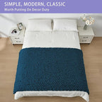 Bigacogo Chunky Knit Throw Blanket - Image 3