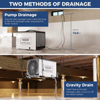 ALORAIR 70 PPD Dehumidifier with Pump for Crawl Space and Basement