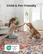 AMADA HOMEFURNISHING 5x7 Area Rugs, Washable Living Room Rug Low-Profile - Image 4