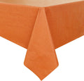Romanstile Waterproof Vinyl Tablecloth Rectangle, 60 x 102 Inch, Orange
