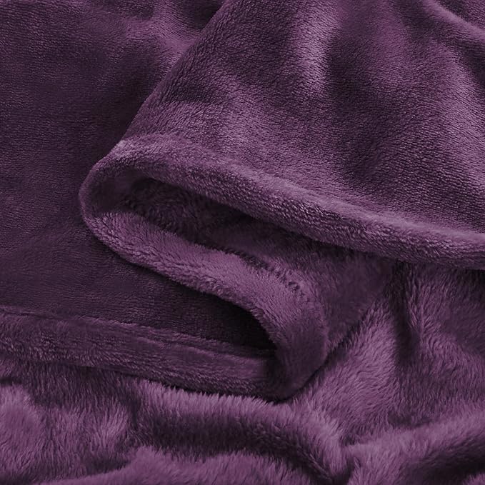 BEDELITE Fleece Blanket Purple Full Blankets - Image 4