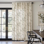 jinchan Linen Floral Curtains 100 Inch Extra Wide - Image 2