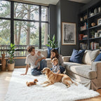 Super Soft Shaggy Area Rugs for Bedroom 4x6 Feet, Shaggy Plush Living Room Shag by Junhejiamei