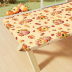 Smiry Elastic Fitted Polyester Tablecloths for 8 Foot Rectangle Tables