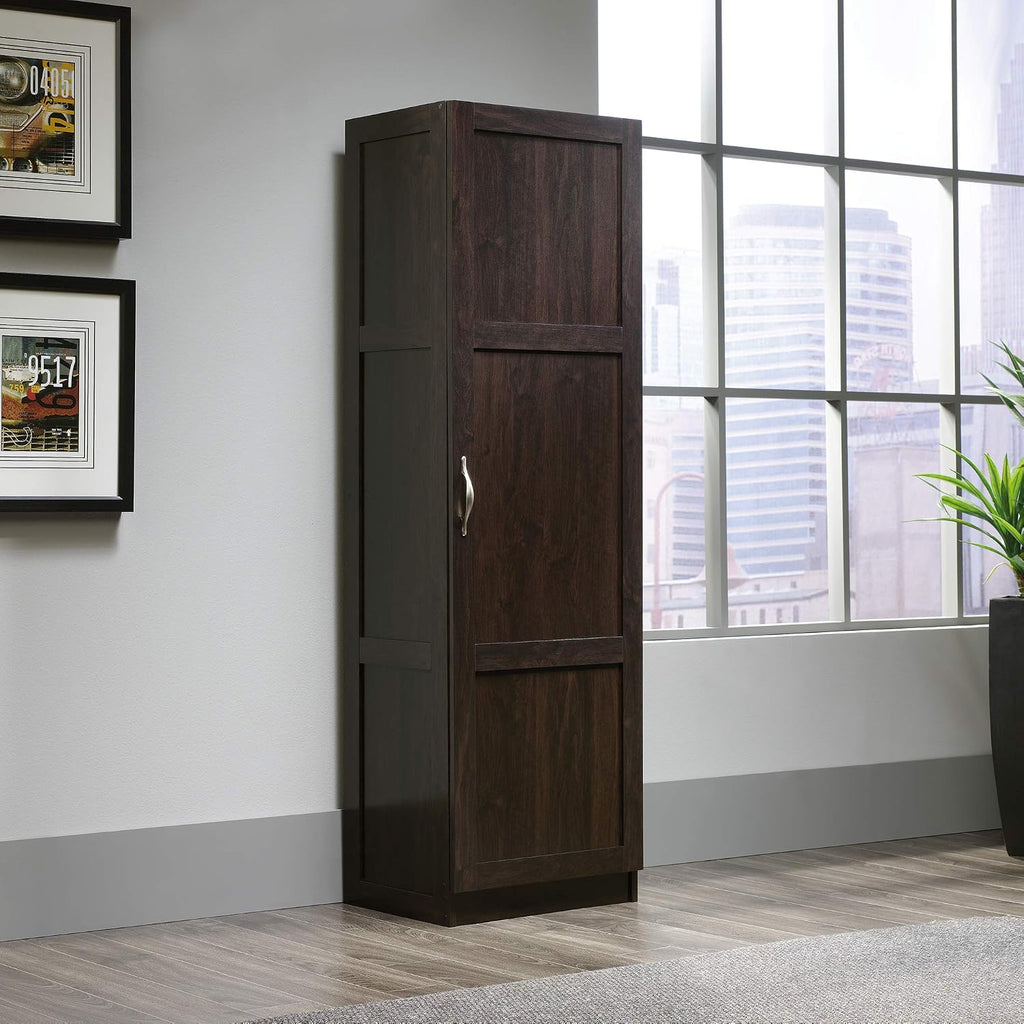 Sauder Miscellaneous Storage Storage Cabinet/ Pantry cabinets, Cinnamon Cherry finish