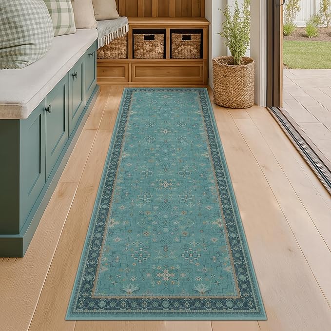 Boho 2'6"x10' Wide Hallway Runner Rugs by HazoHaus