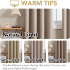 H.VERSAILTEX Linen Curtains 100% Blackout Curtains - Image 4