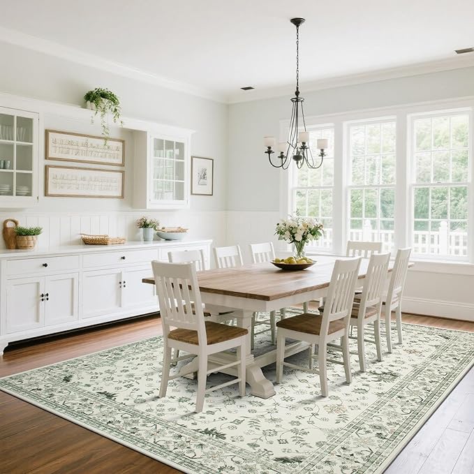 Washable Rugs 8x10 Area Rugs for Living Room, Rugs for Bedroom, Large Carpets - Image 8
