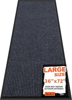 BesWin Front Door Mat, Heavy Duty Commercial Floor Mat Inside Outside Entrance by BesWin