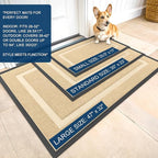 OLANLY Front Door Mat Indoor Outdoor Entrance, Waterproof All-Season, - Image 2