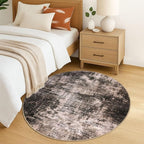 IOHOUZE Round Area Rug 5 Ft Circle Entryway Rugs Round Washable Door Mat Indoor - Image 7