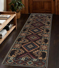 Hallway Runner Rug 2x6 Indoor Door Mat -Western Rug Bear Rustic Cabin Non-Slip by YIHOUSE