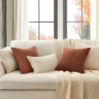 Topfinel Decorative Terracotta Throw Pillow Covers Cushion Cases, Rustic Fall - Image 4