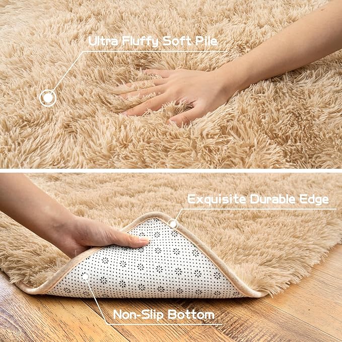 Pionblank Super Fluffy Area Rug - Image 5