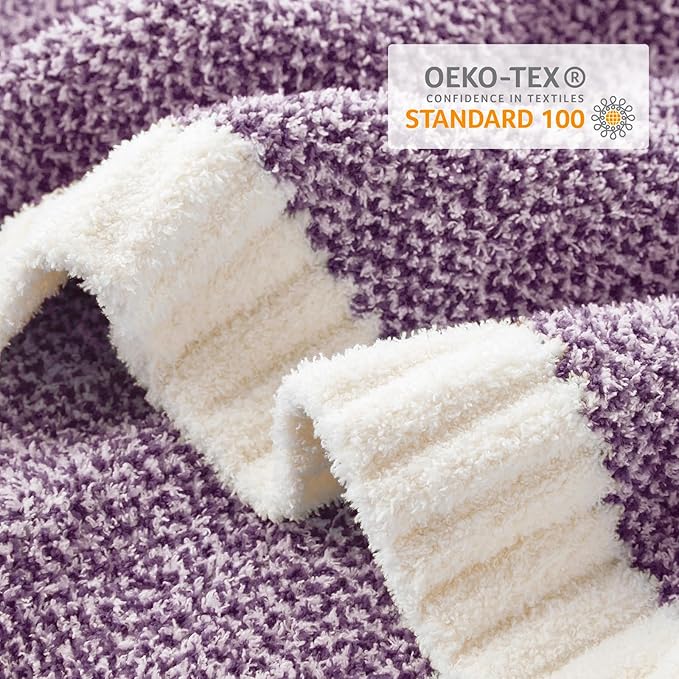 Snuggle Sac Buttery Purple Throw Blanket - Image 6