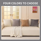 Velvet Throw Pillow Covers 12×20 Inch Decorative Pillows Cover Neutral Soft - Image 5