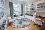 ONASAR Tie-Dyed Light Grey Round Area Rugs 6ft, Ultra Soft Bedroom Circle Rug - Image 9