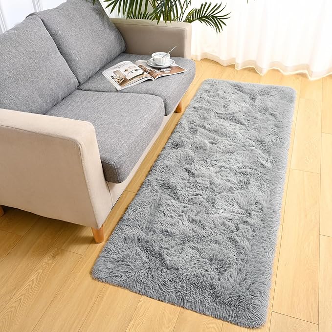 LOCHAS Ultra Soft Indoor Modern Area Rugs Fluffy Living Room Carpets - Image 2