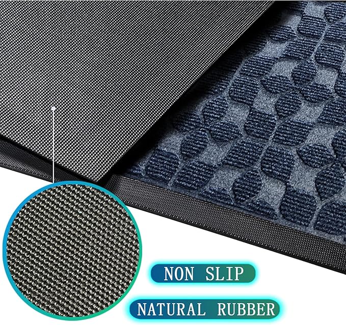 Bulijojo Sturdy Front Entrance Doormats, Durable Heavy Duty Welcome Mat - Image 2