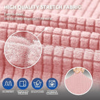 KEKUOU Stretch Loveseat Sofa Cover Slipcover, Couch Covers - Image 5