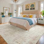 10x12 Area Rugs for Living Room Washable Rug: Anti-Skid Abstract Modern Living - Image 2