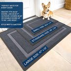 OLANLY Front Door Mat Indoor Outdoor Entrance, Waterproof All-Season, - Image 2