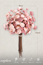 Fake Flowers Faux Flower Artificial Ranunculus Flowers Dusty Rose Peonies