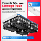 8pcs Heavy Duty Overhead Garage Storage Rack, Connectable Single