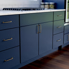 Franklin Brass (10-Pack) – Champagne Bronze Cabinet Handles, 5-1/16 Inch Hole Center, Pulls for Drawers, Kitchen Cabinet Door, Dressers | Lombard