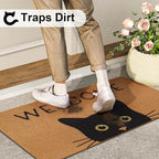 UINI Door Mat Cat Welcome Mat, Non-Slip Cat Welcome Mats - Image 5