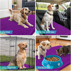 OLANLY Dog Door Mat for Muddy Paws 47x20, Absorbs Moisture and Dirt, Absorbent - Image 7