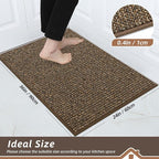 BEQHAUSE Kitchen Rugs 24"x36", Non-Slip Kitchen Mats - Image 2