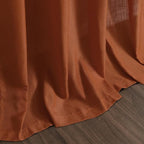 Nanspring Rust Linen Curtains 102 Inches Long - Image 9