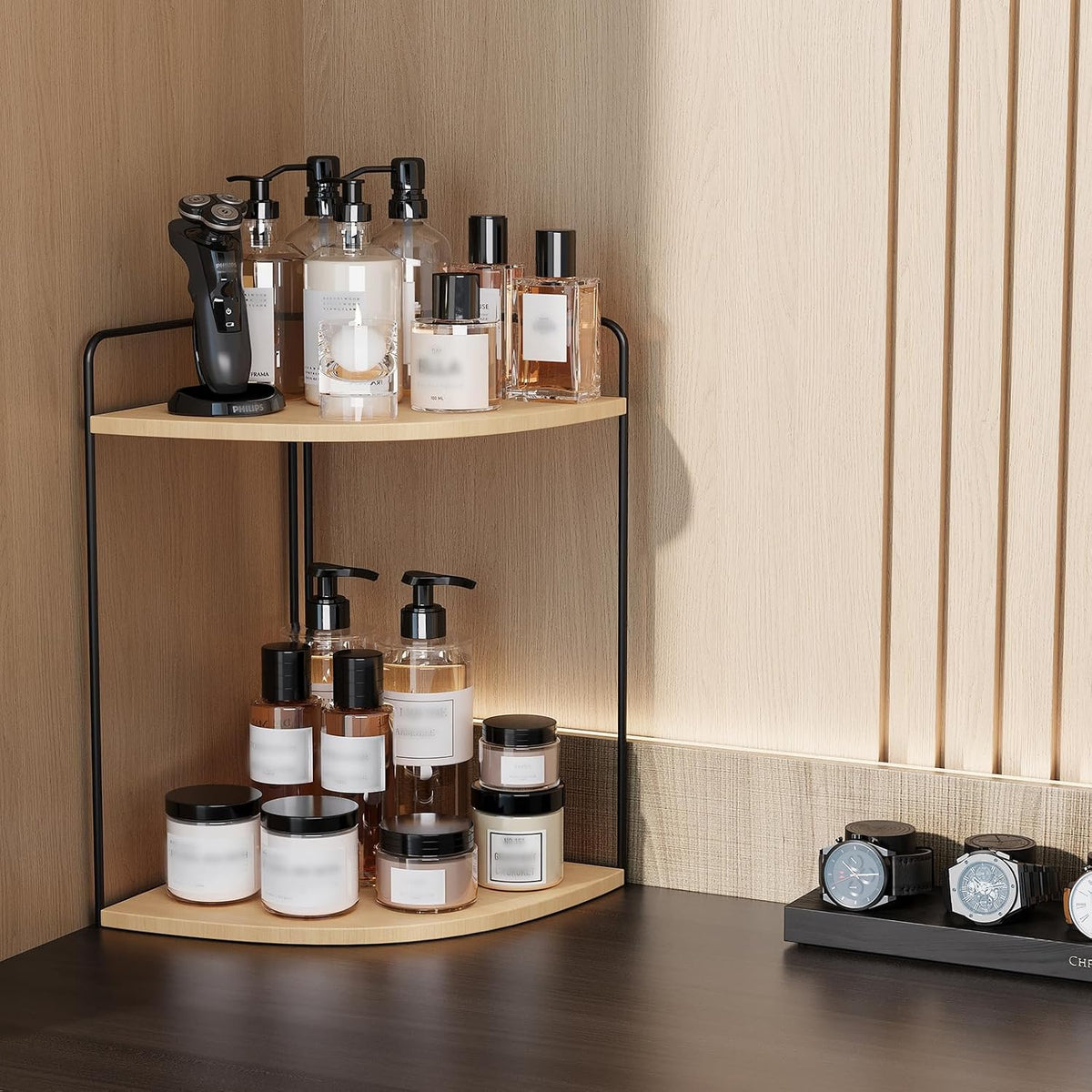 Bathroom Counter Organizer, Vanity & Makeup Countertop Organizer