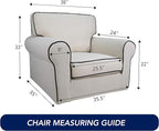 PureFit Super Stretch Chair Sofa Slipcover – Spandex Non Slip Soft Couch Sofa - Image 6