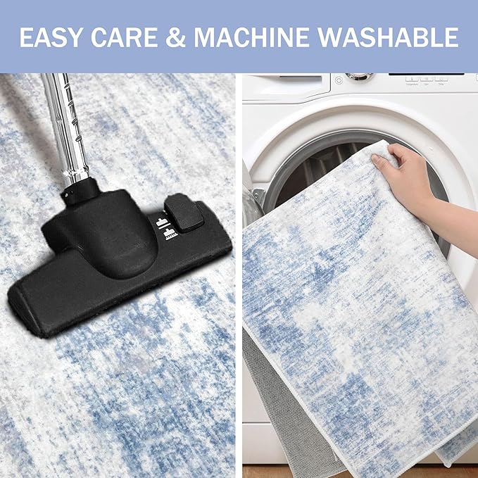 IOHOUZE Abstract Runner Rug 3x16 Ft Washable Runners - Image 3