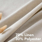 H.VERSAILTEX Luxurious Natural Linen Curtains - Image 4