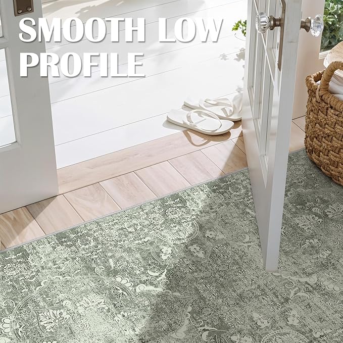 4x12 Washable Hallway Runner Rug - Image 7