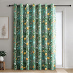 Topfinel Sliding Door Patio Floral Curtains & Drapes by Topfinel