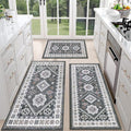 HEBE Boho Kitchen Rug Sets 3 Piece by HEBE