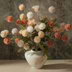 9 Pcs Fake Flowers Mini Artificial Chrysanthemum Mums Stems